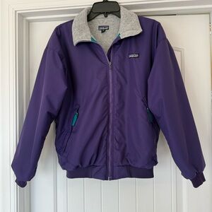 Patagonia purple with grey fleece jacket - size 12